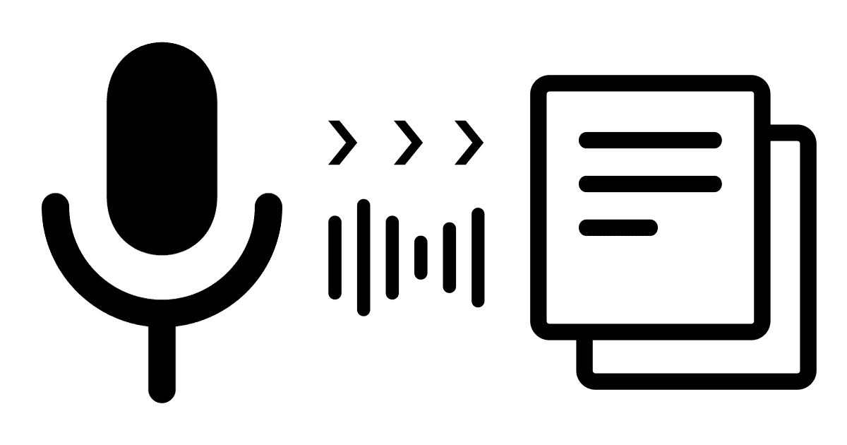 Voorbeeld van spraak-naar-tekst app