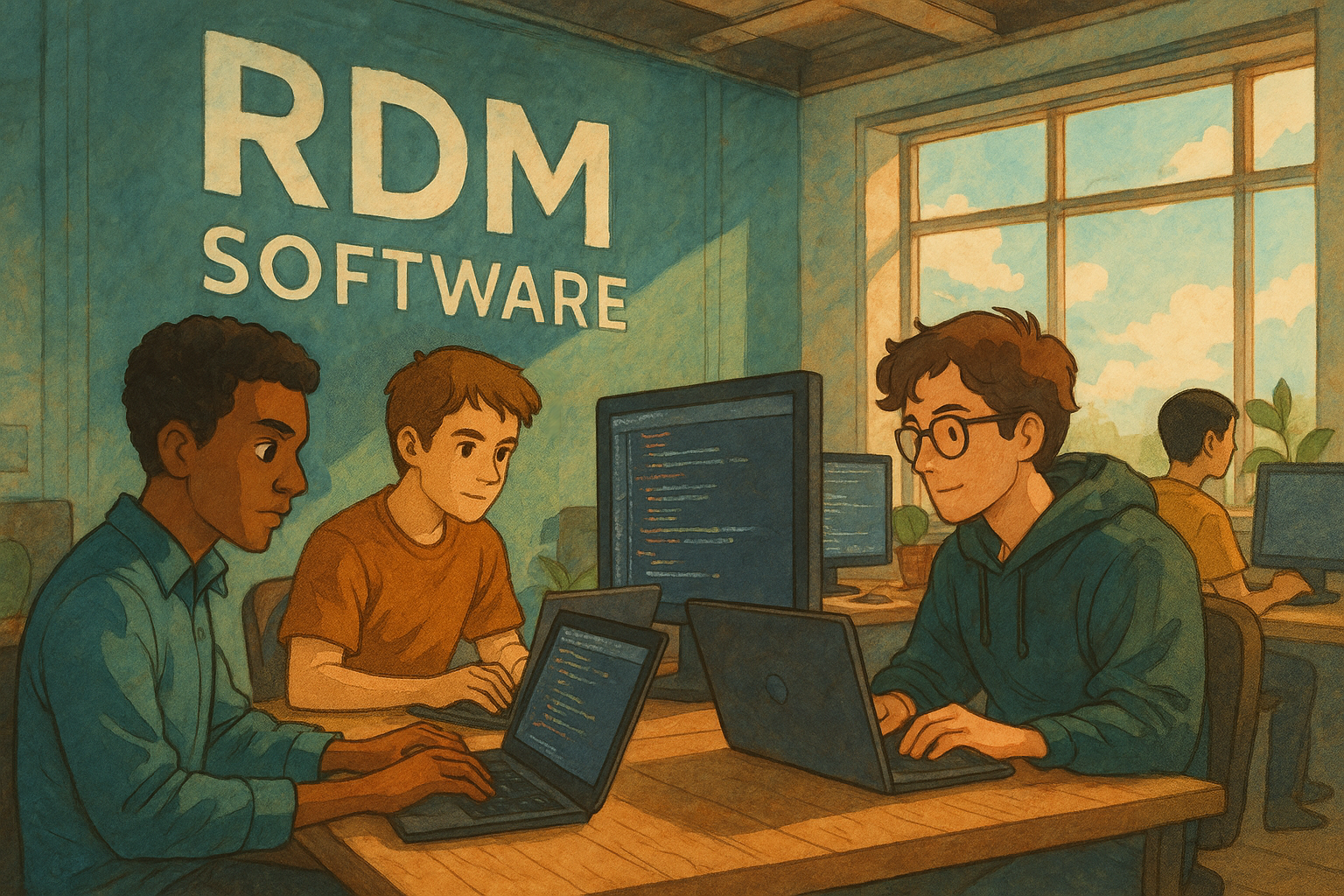 Teamwork illustratie